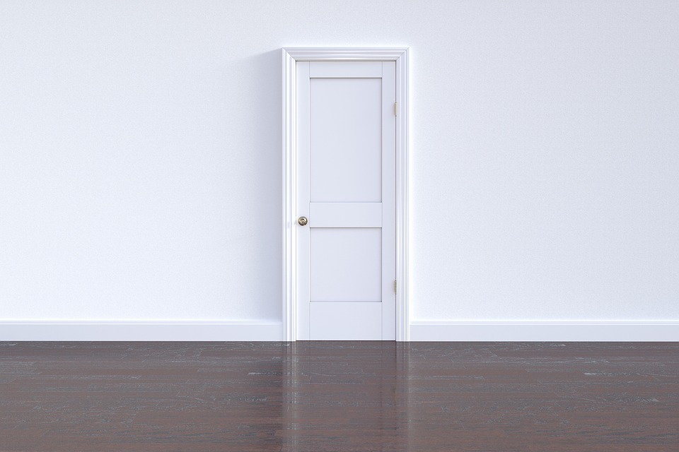 white door